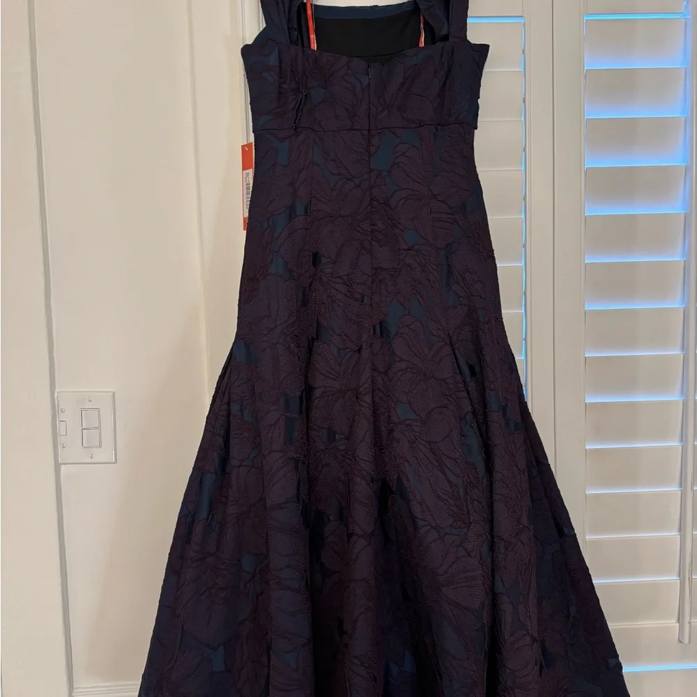 ML jacquard Elegant midi Evening Dress - Picture 10 of 13